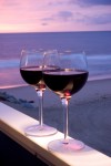 Red Wine Beach Sunset
