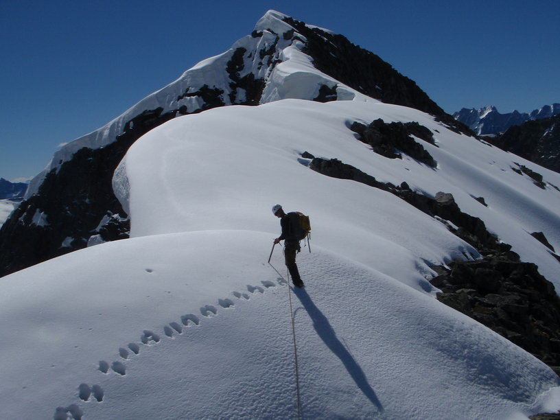 Mountain climbing. July 2010.