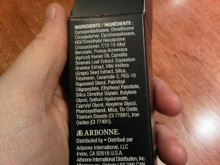 ingredients in arbonne makeup primer