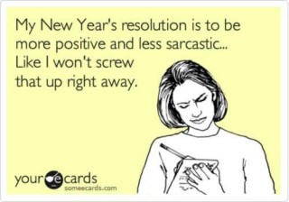 new years resolution postcard