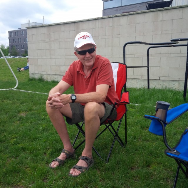 Grampy in Camping Chair