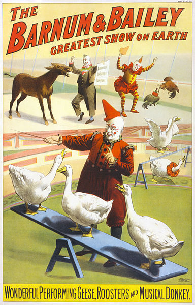 Barnum_&_Bailey_clowns_and_geese2