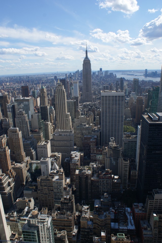 The View from Top of the Rock, NYC.