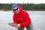 Greyling fish, Great Bear River, NWT