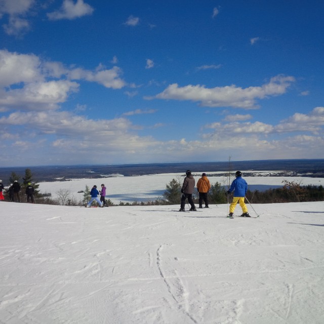 Beautiful view from the top of Dickson Mountain.