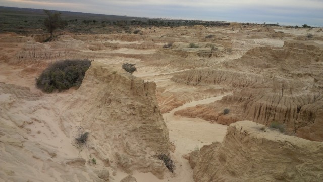 A sample of some of the interesting sand formations along the drive tour.