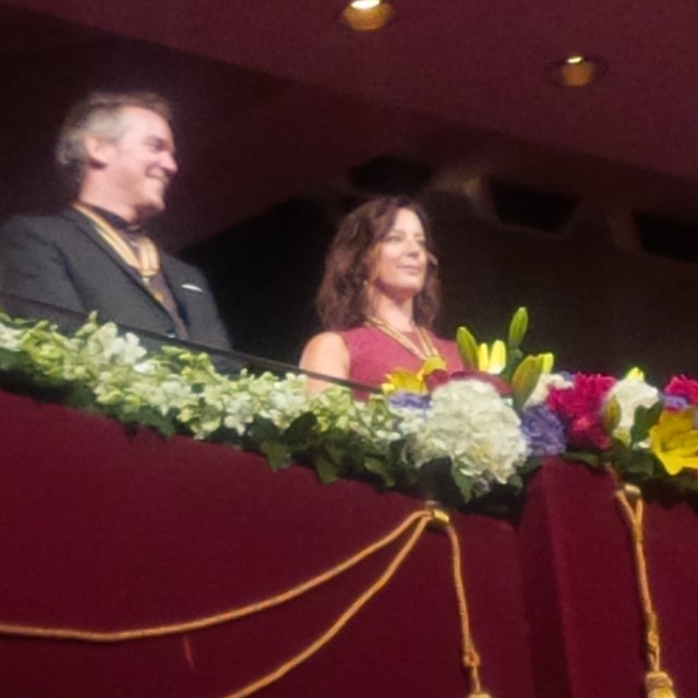 A not-very-good shot of the VIP seating area. I was too star-struck by Sarah McLachlan! I love her! 